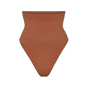 SKIMS NWT - CORE CONTROL HIGH-WAISTED THONG - BRONZE / M
